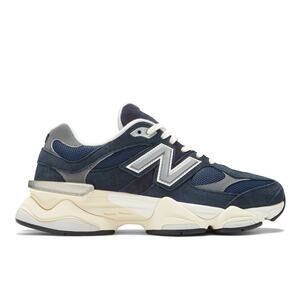 New Balance '9060' Blue Suede Leather Shoe Size 8.5